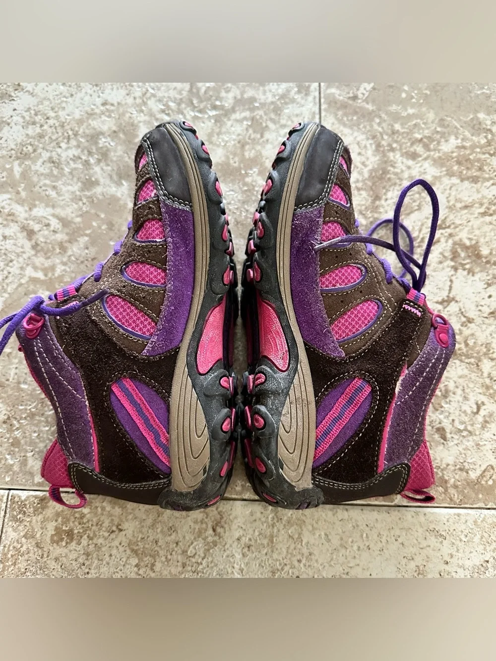 Merrell Kids Purple & Pink Hiking boots Sneakers